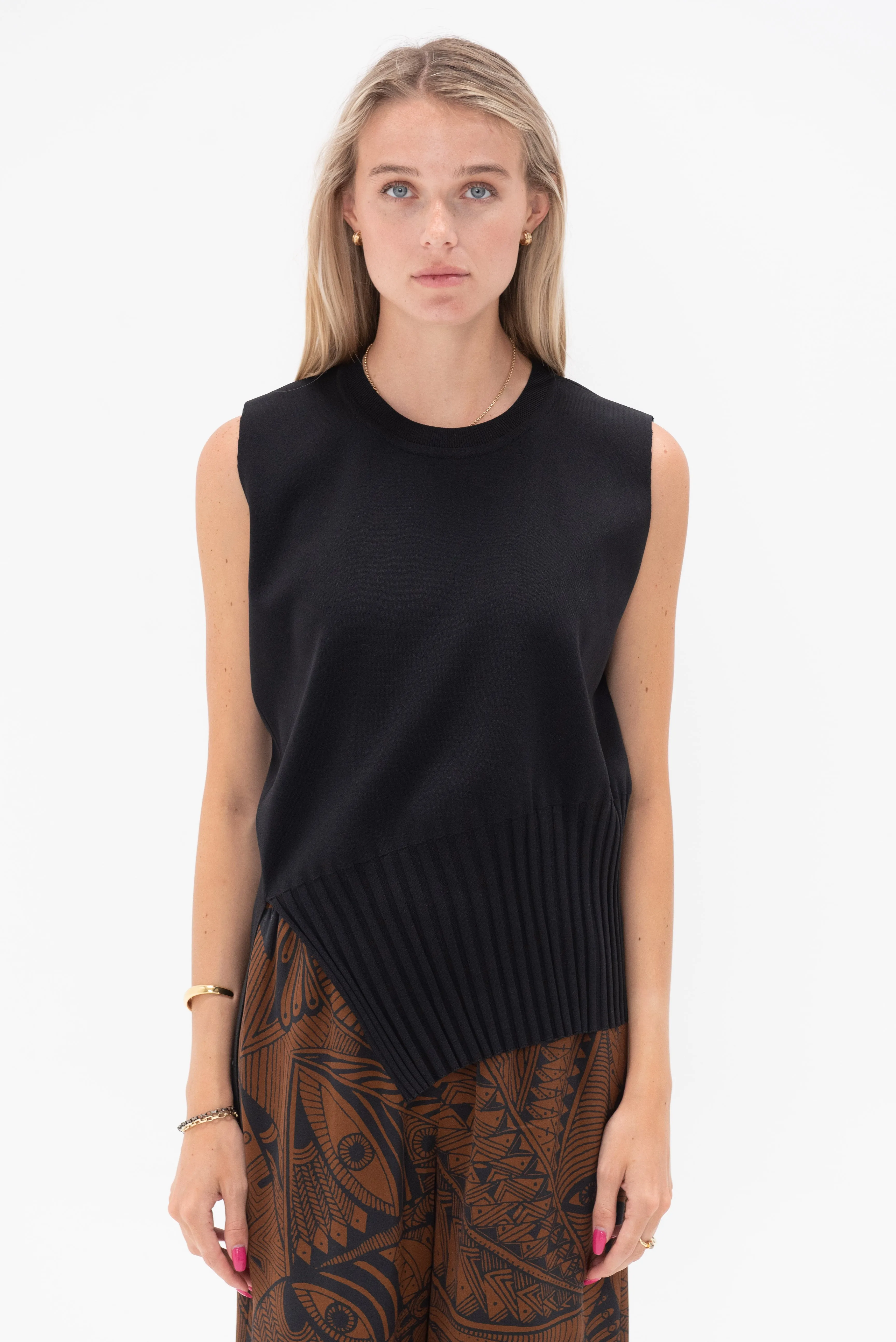 Lithe Knit Top, Black