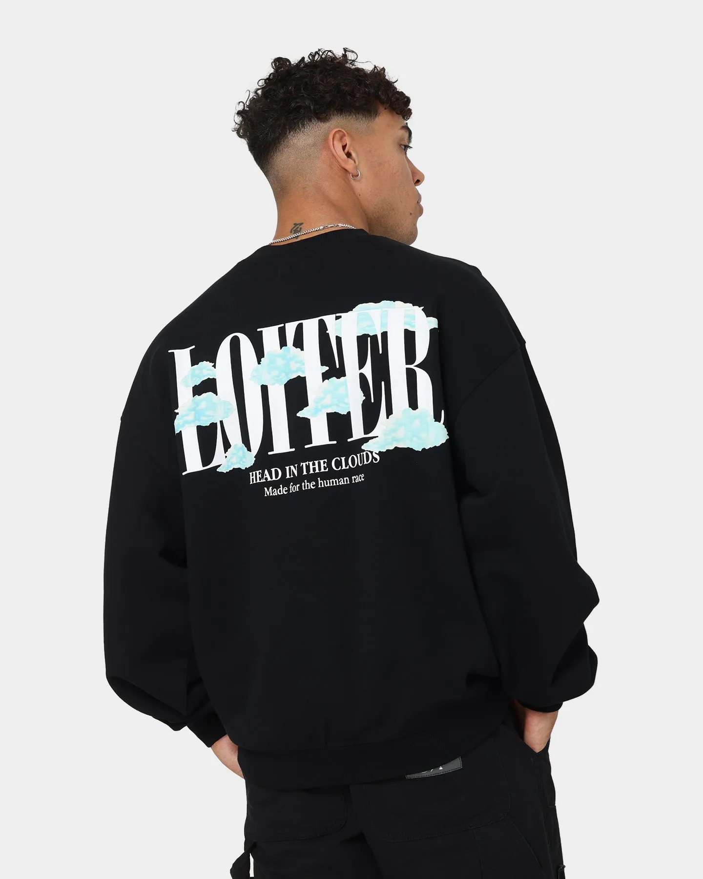 Loiter Cloudland Crewneck Black