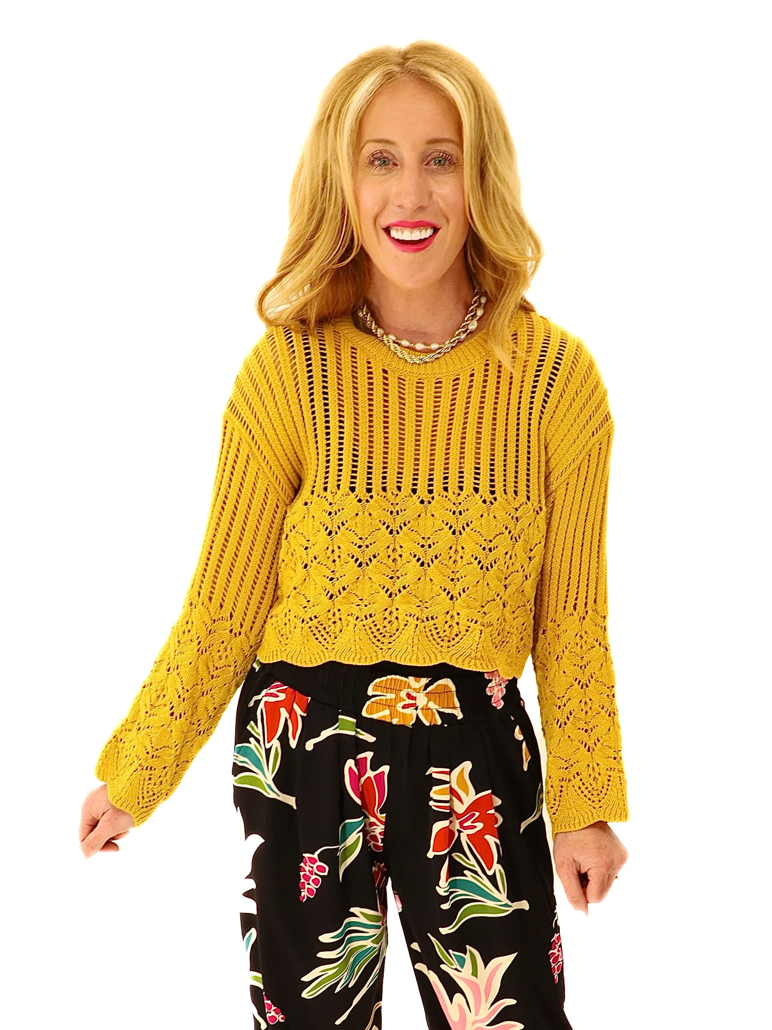 Marigold Crochet Sweater