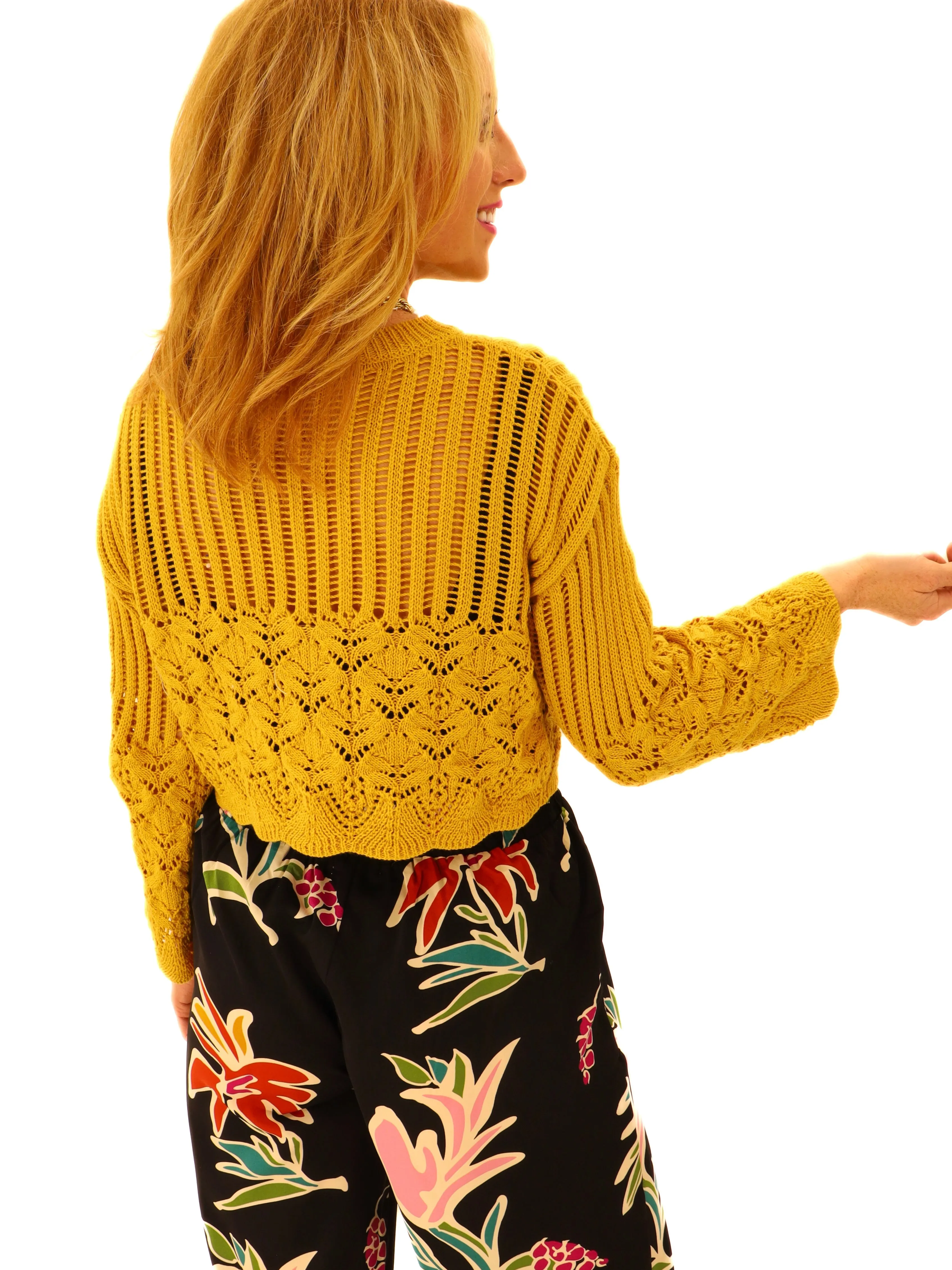 Marigold Crochet Sweater