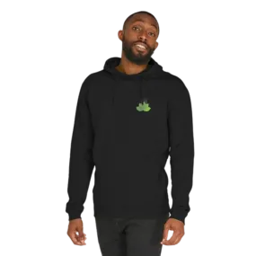 Mens Organic Cotton Hoodie Black - Ejb eco - Vegan Friendly