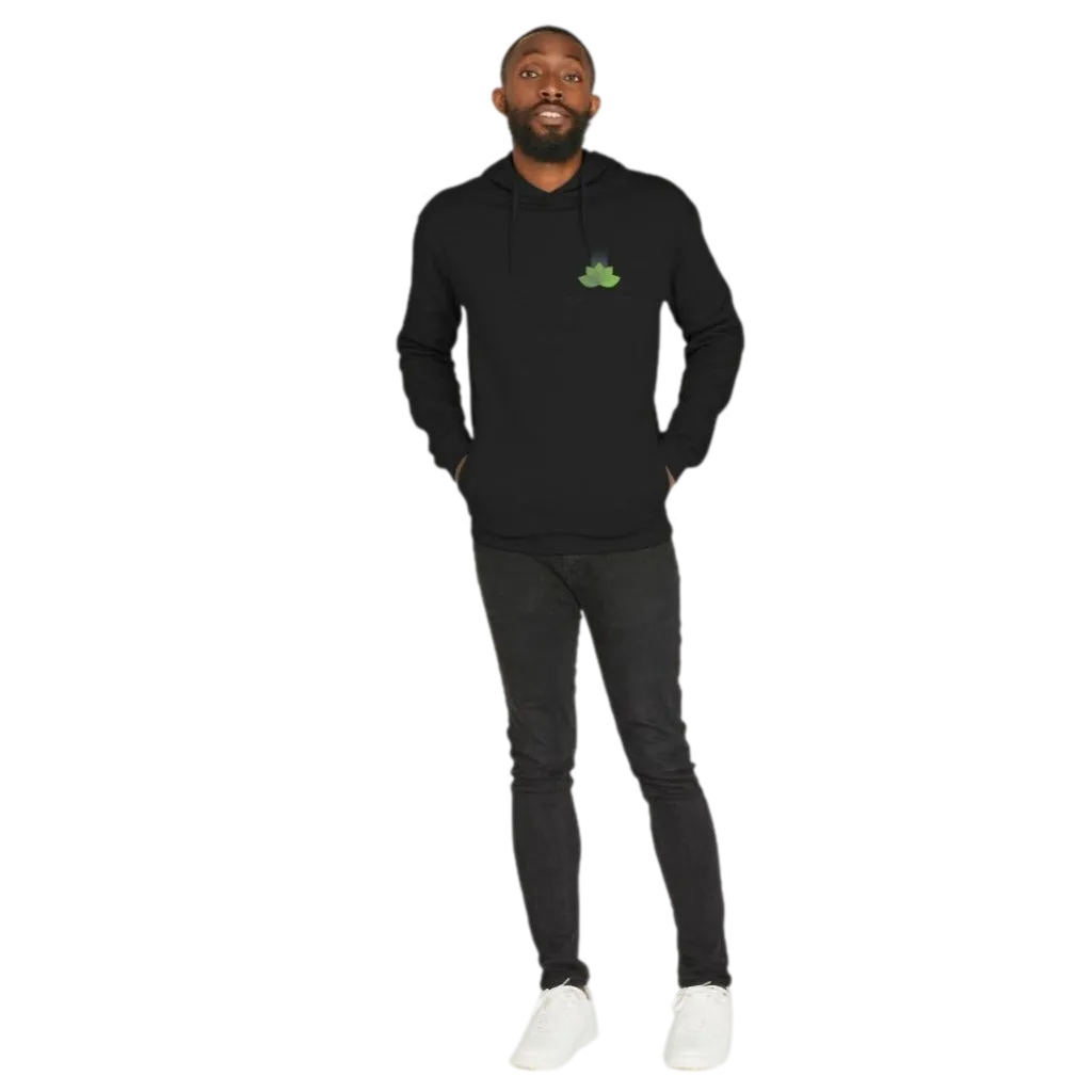 Mens Organic Cotton Hoodie Black - Ejb eco - Vegan Friendly