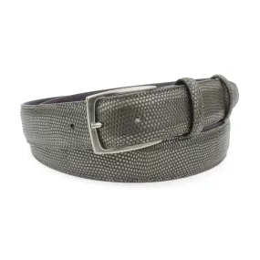 Metallic Hued Bronze Lizard Effect Belt