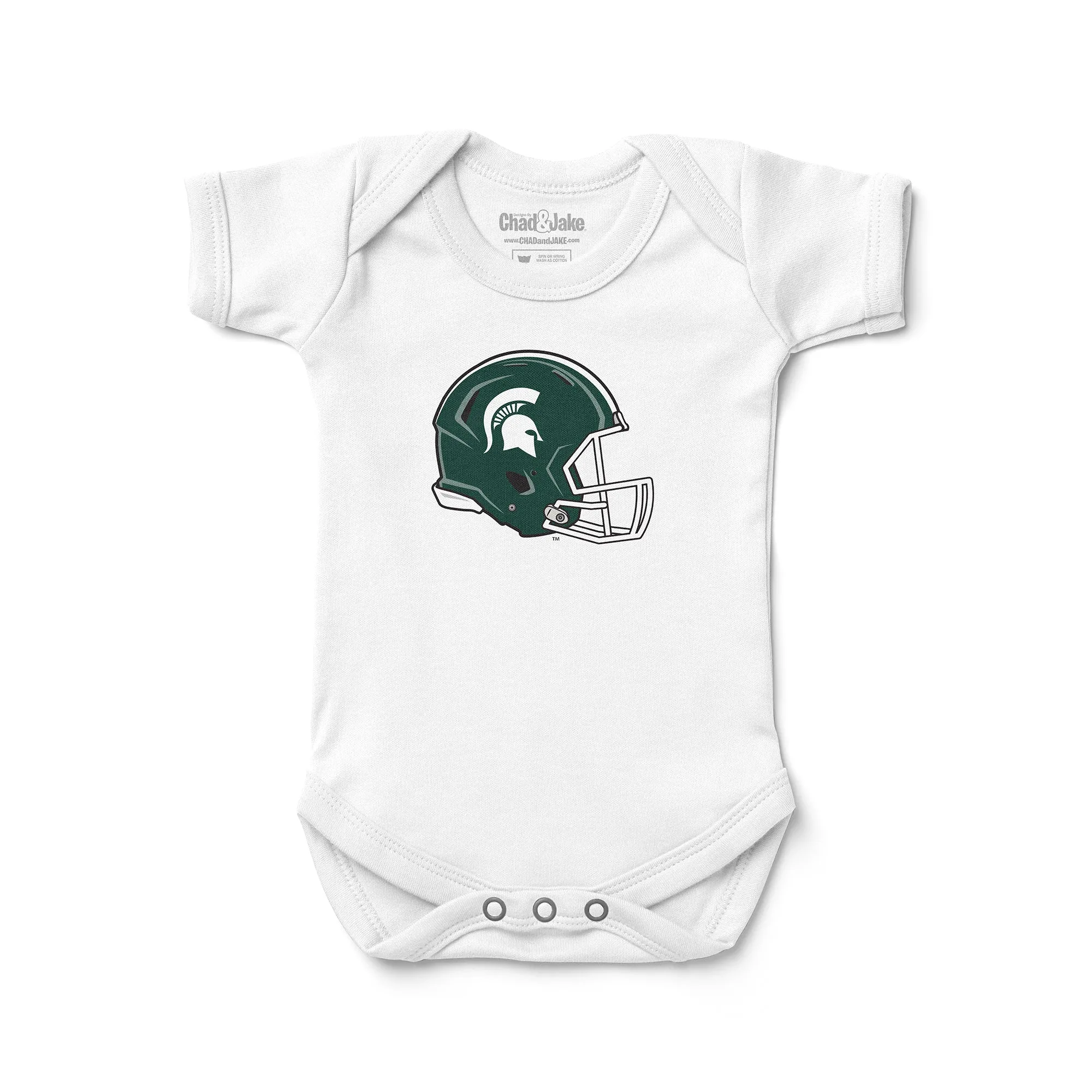 Michigan State Spartans Helmet Bodysuit