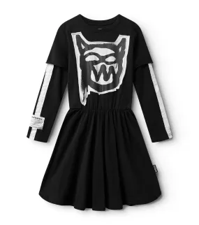 mischief cat towfer dress