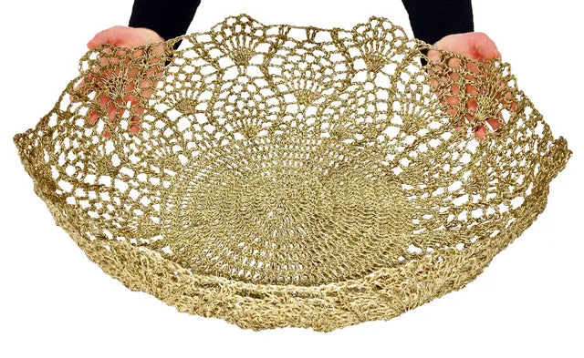 Moonbasket Large Peacock Lace Bowls