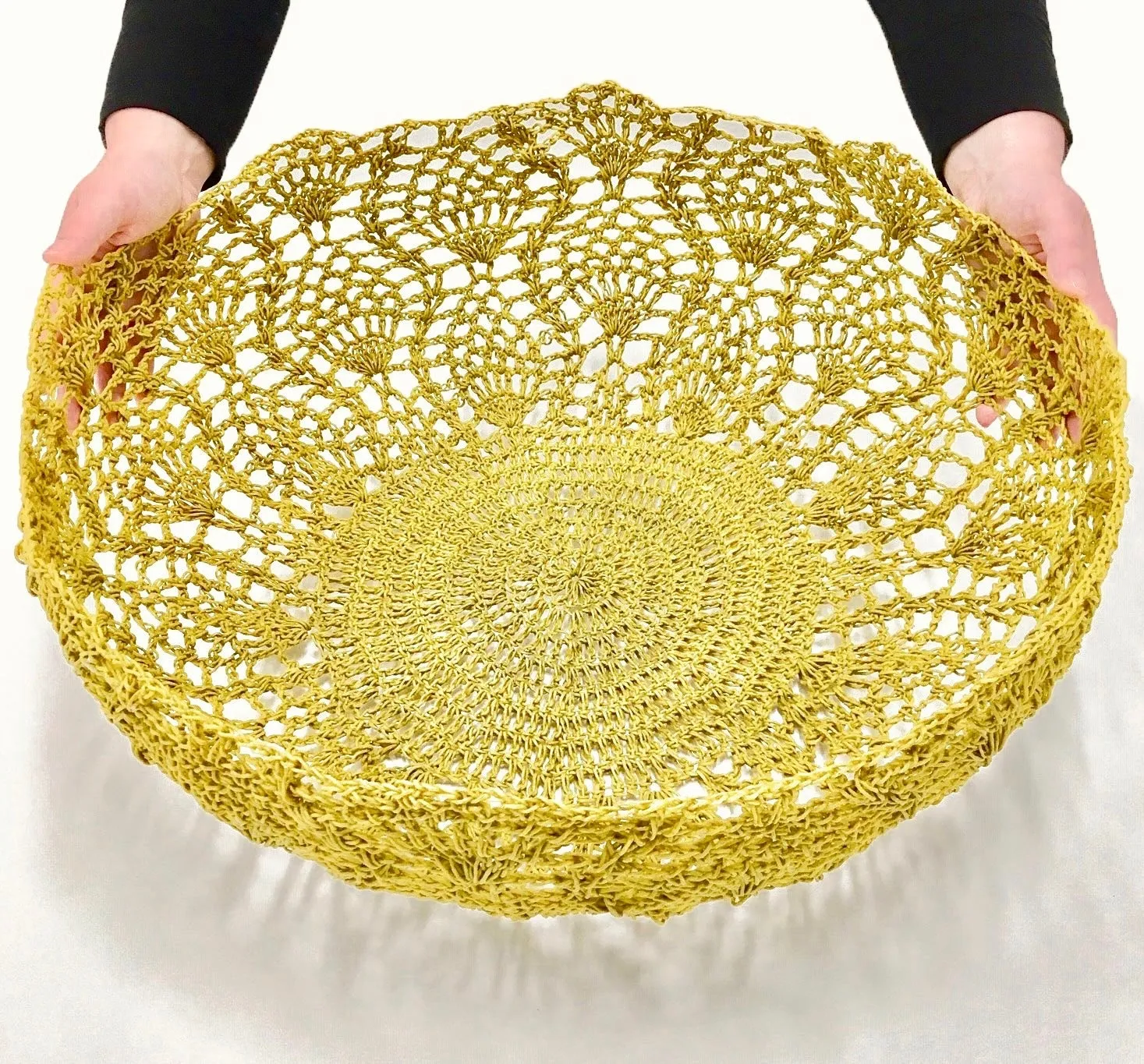 Moonbasket Large Peacock Lace Bowls