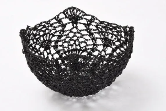 Moonbasket Small Peacock Lace Basket