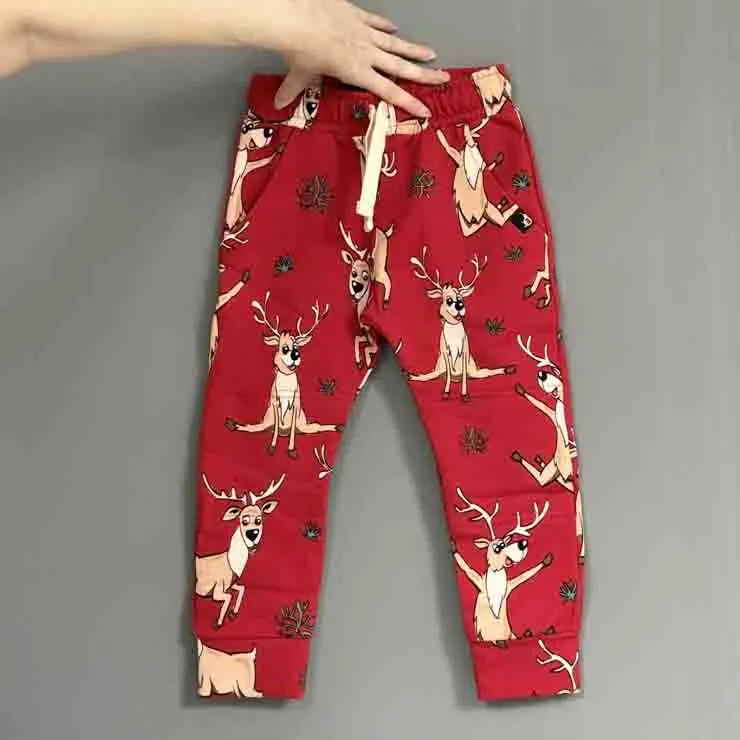 Mullido Trousers/  Sweatpants - Reindeer Red