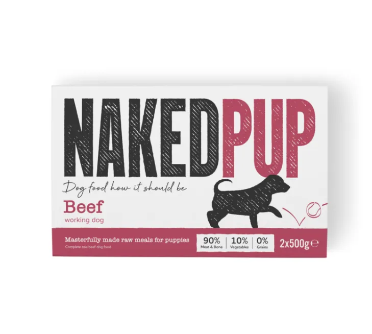 Naked Pup Raw Beef 1kg