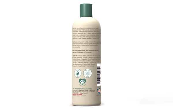 NaturVet Hemp Deodorizing Shampoo 16oz