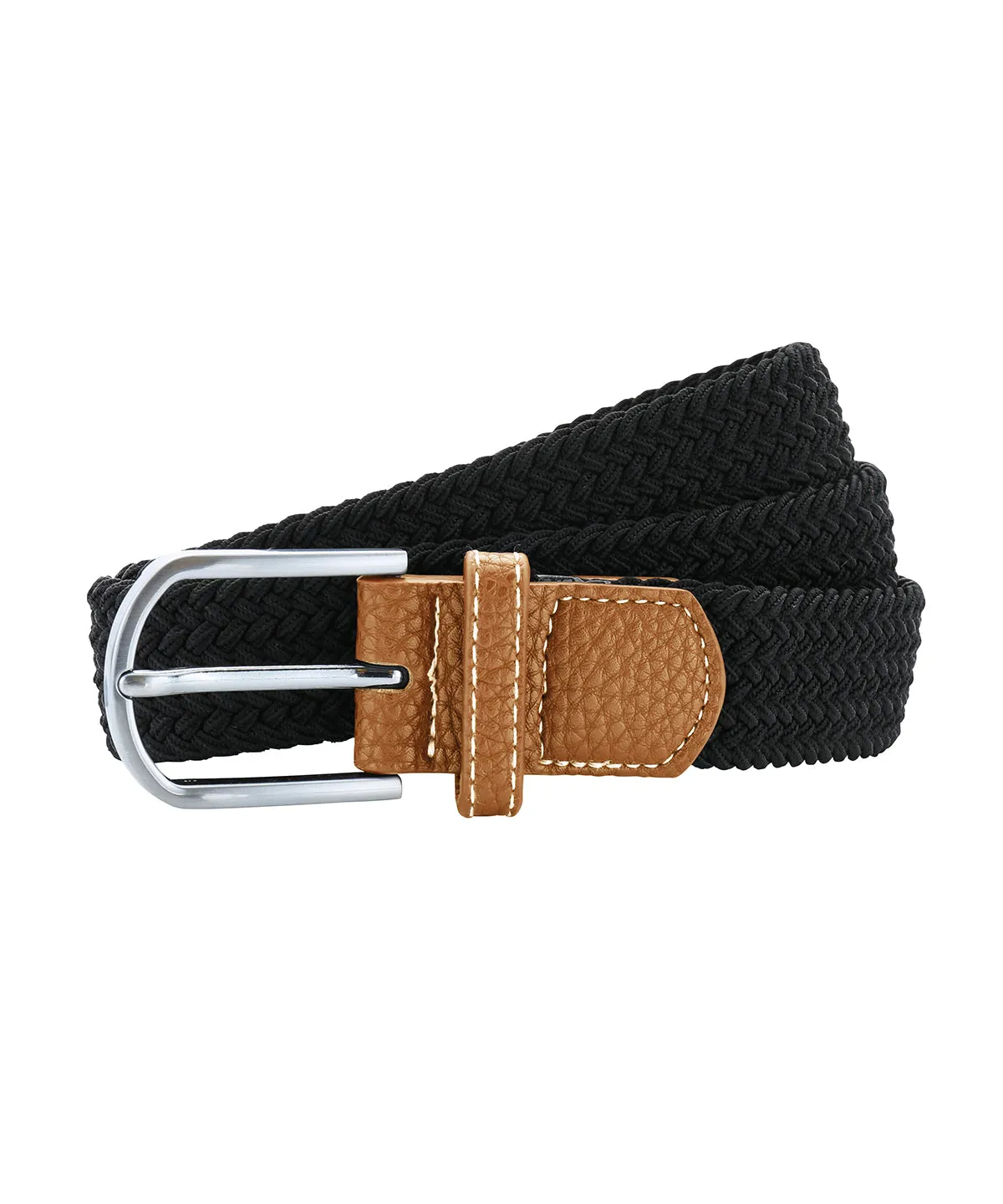 Navy - Braid stretch belt