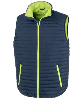 Navy/Lime - Thermoquilt gilet