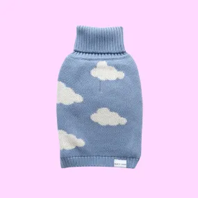 Never Stop Dreaming Dog Knit Jumper Baby Blue