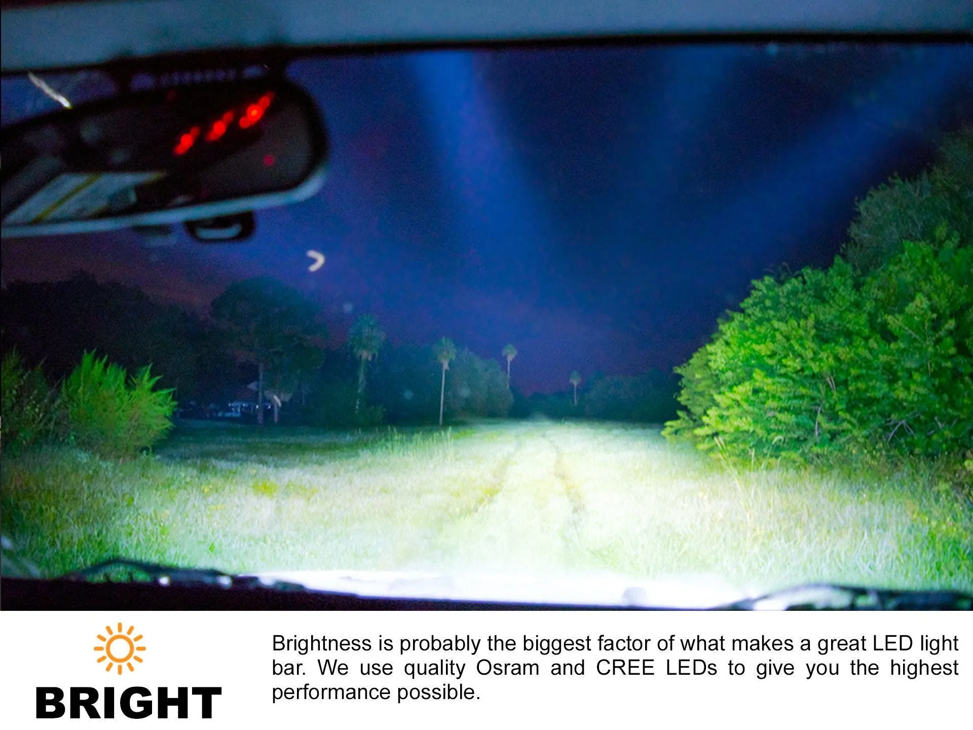 New - 30 Inch Curved Green LED Hog Hunting LED Light Bar - Combo Optics - Black Oak LED Pro Series 3.0