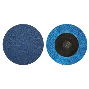 Norton 2 In. BlueFire Quick-Change Cloth Disc Type III 36 Grit R884P ZA 25 Count