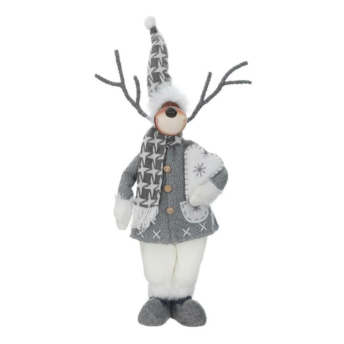 Novelty Standing Reindeer Christmas Xmas Decoration 49cm