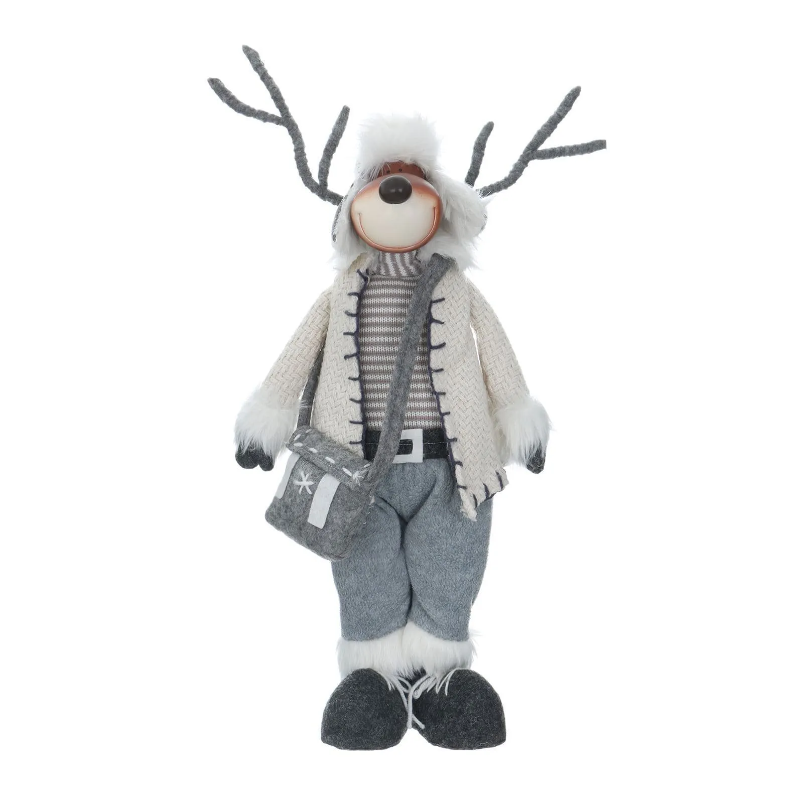 Novelty Standing Reindeer Christmas Xmas Decoration 49cm