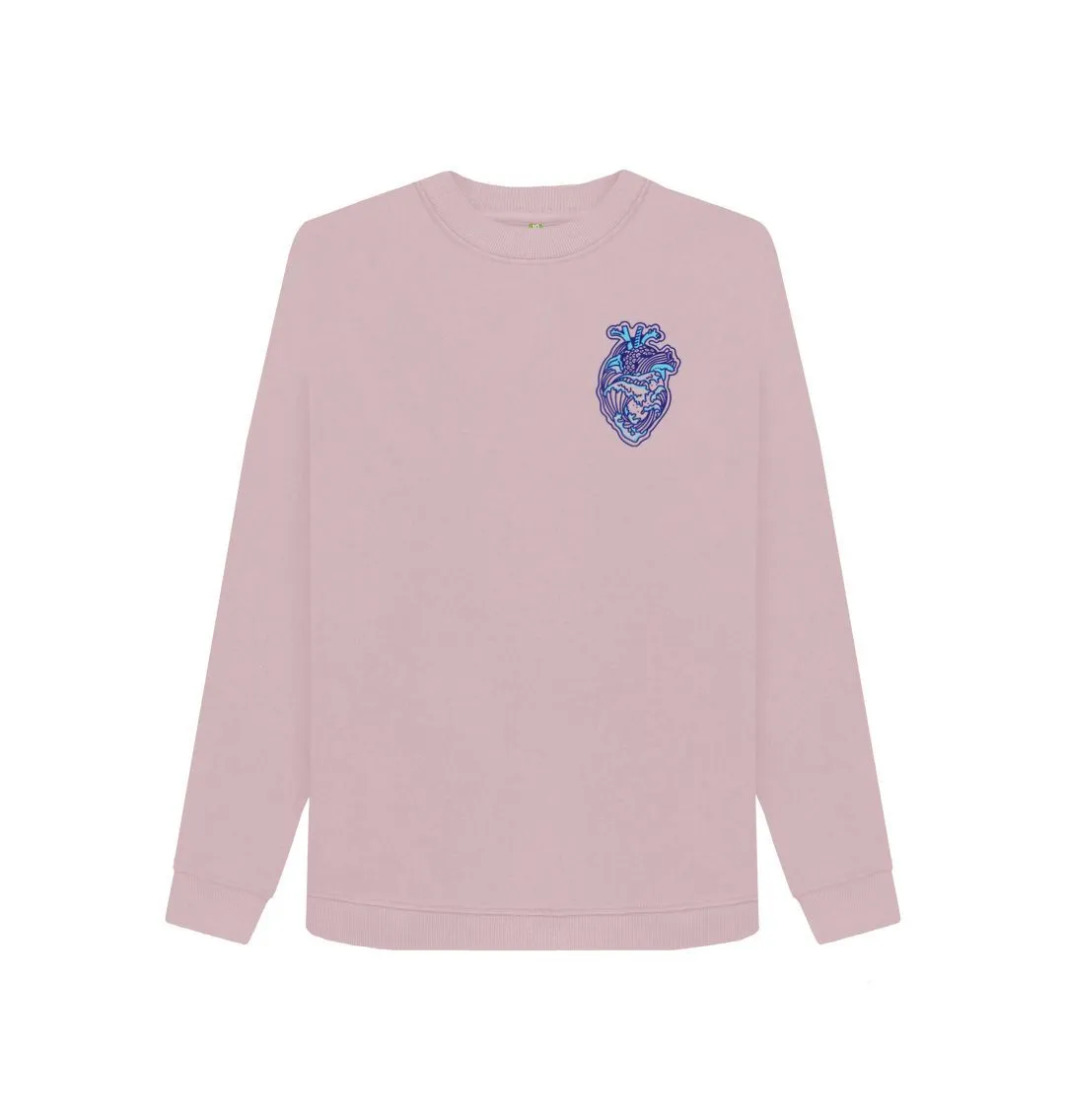 'OCEAN HEART' Ladies Jumper