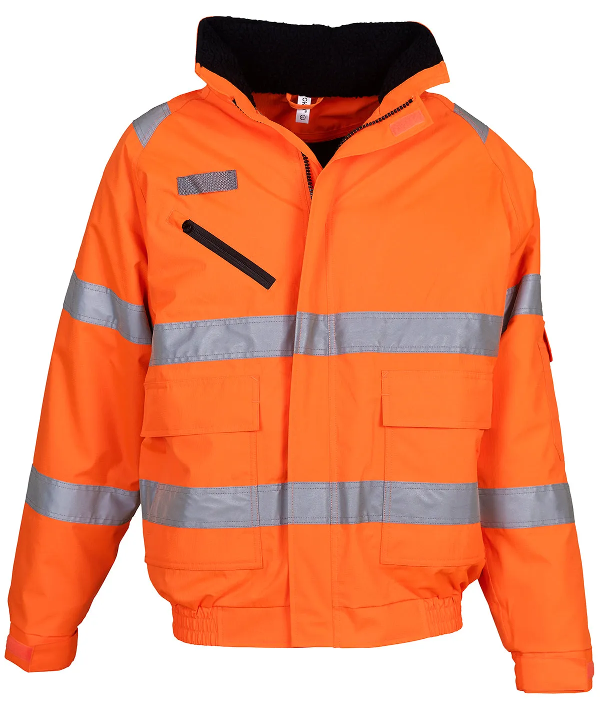 Orange - Hi-vis fontaine flight jacket (HVP209)