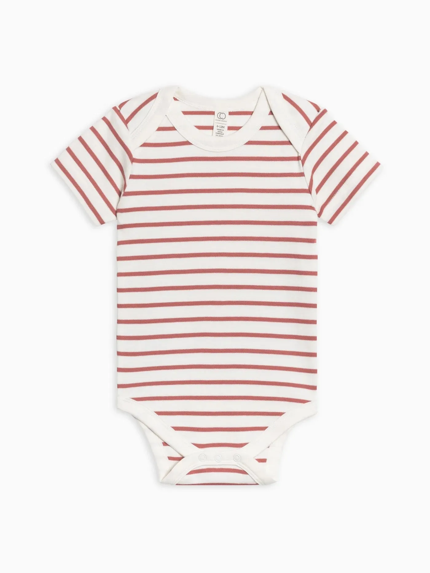 Organic S/S Classic Bodysuit - Lee Stripe/Berry