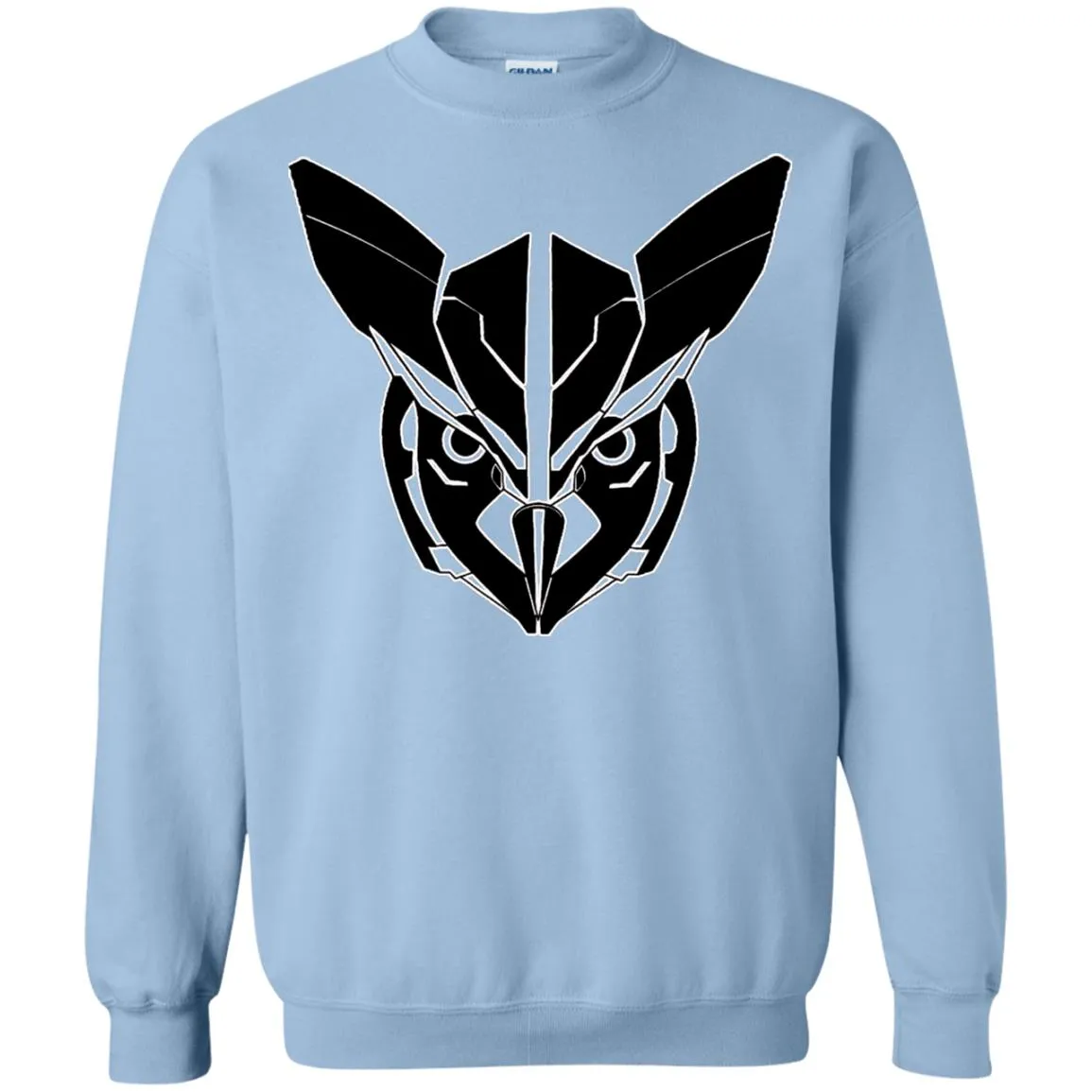 Owl Face Transformers Crewneck Pullover.