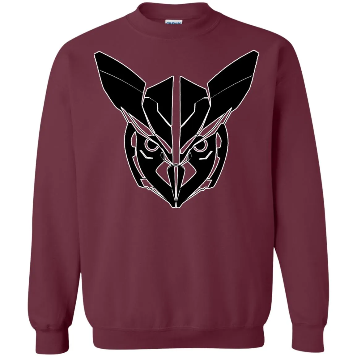 Owl Face Transformers Crewneck Pullover.