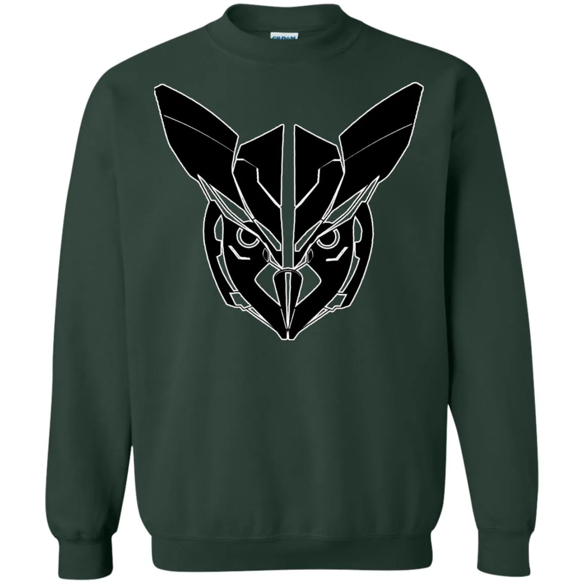 Owl Face Transformers Crewneck Pullover.