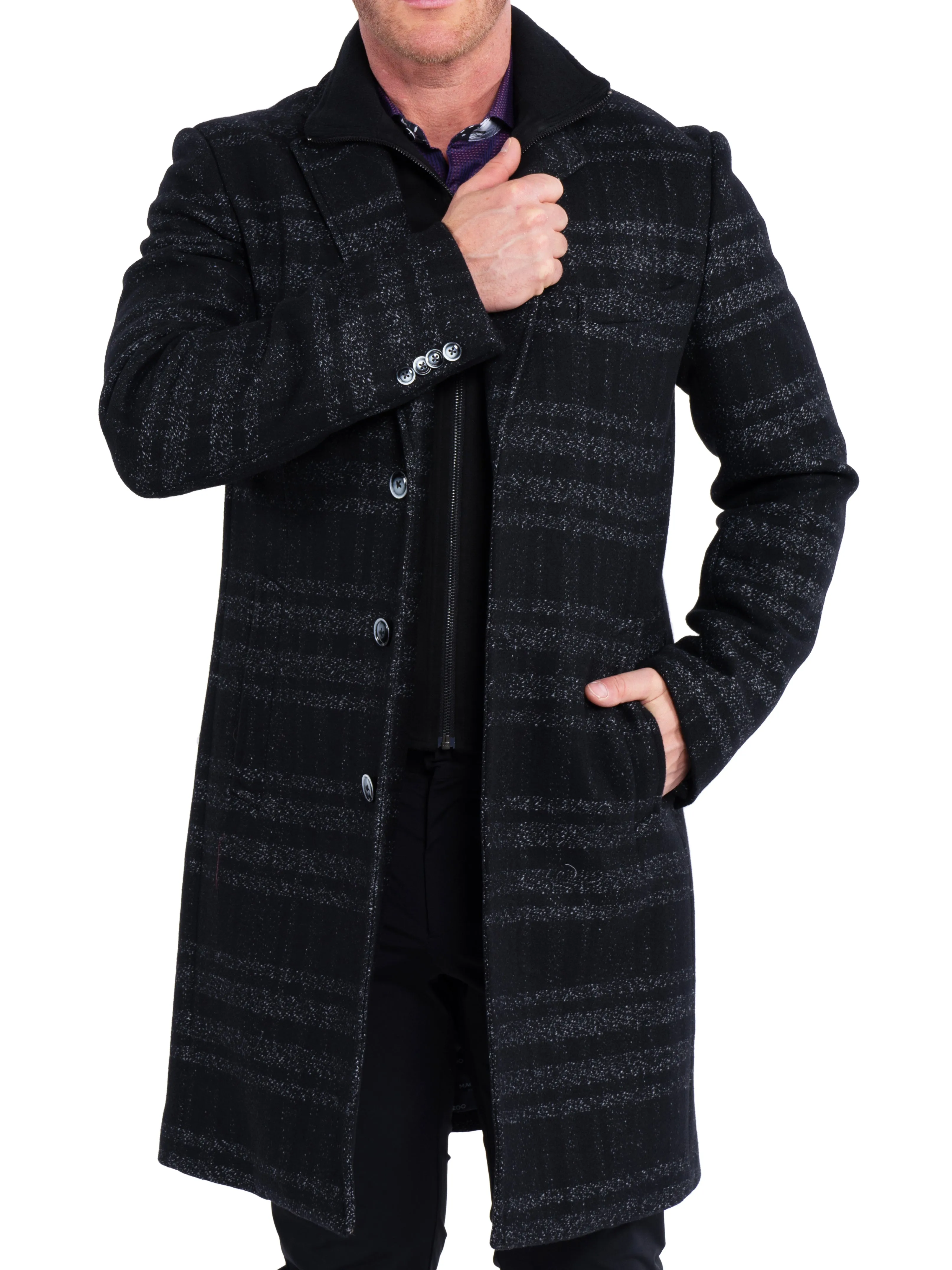 Peacoat CaptainPlaid Grey