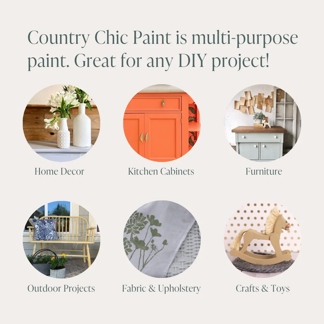 Persimmon - Chalk Style Paint for Furniture, Home Decor, DIY, Cabinets, Crafts - Eco-Friendly All-In-One Paint