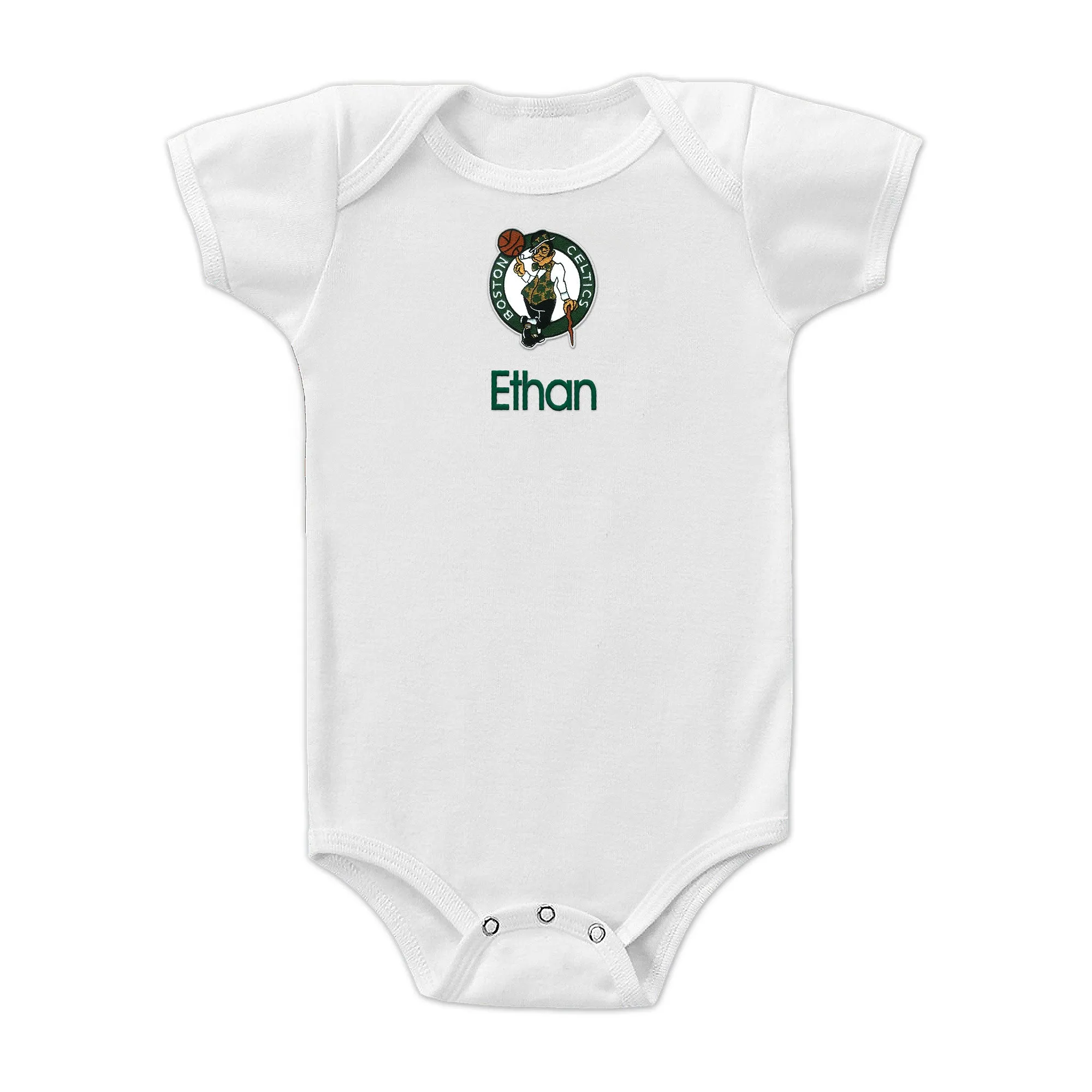 Personalized Boston Celtics Bodysuit