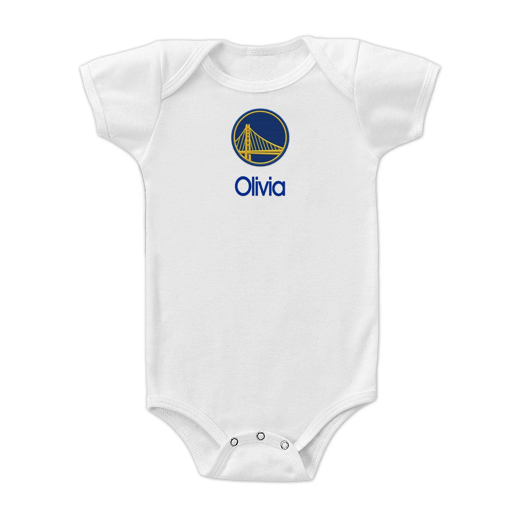 Personalized Golden State Warriors Bodysuit