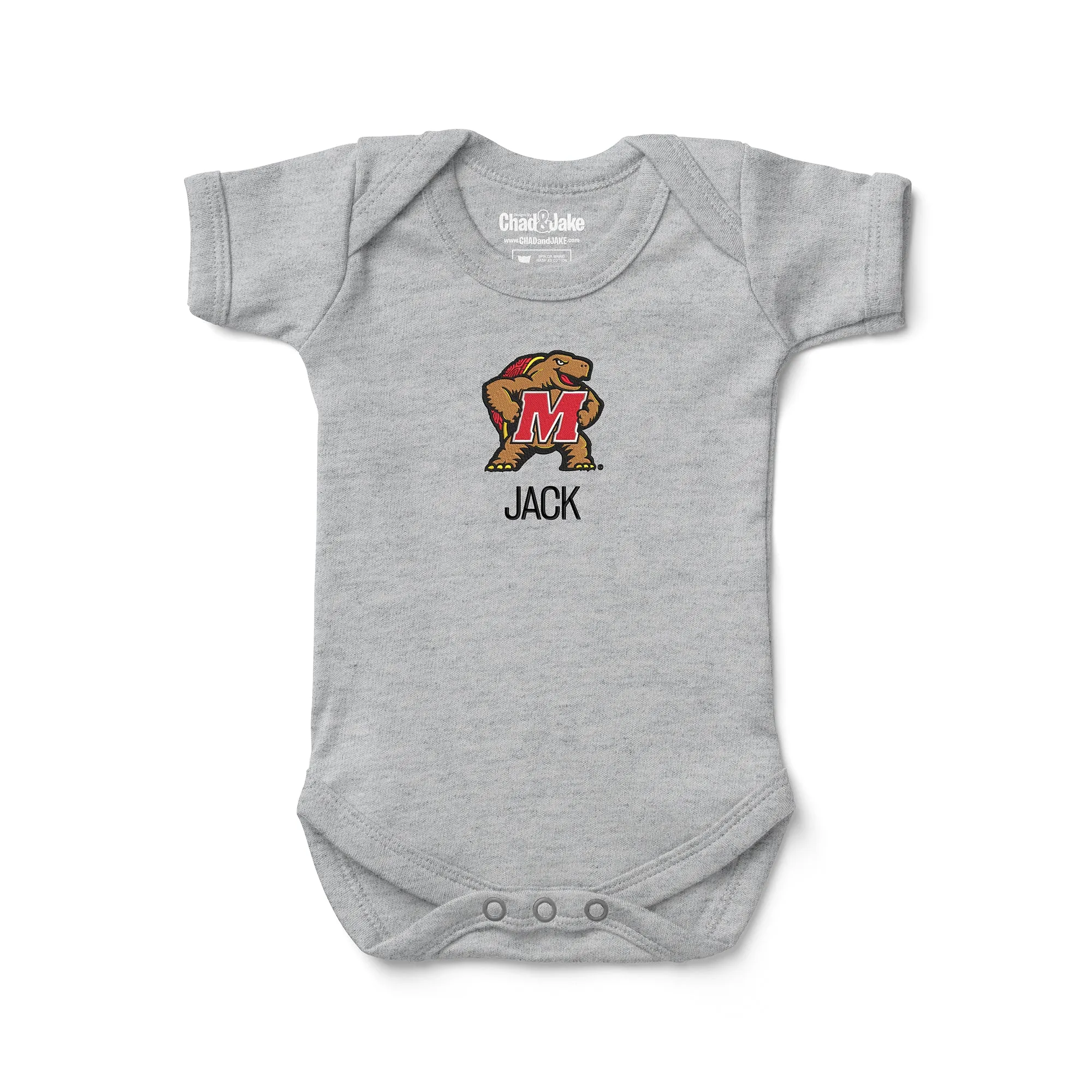 Personalized Maryland Terrapins Mascot Bodysuit