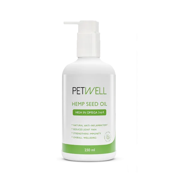 PetWell Hemp Seed Oil 250ml Double Pack