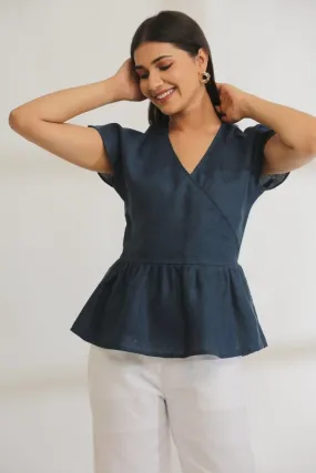 Pick The Peplum Hemp Top