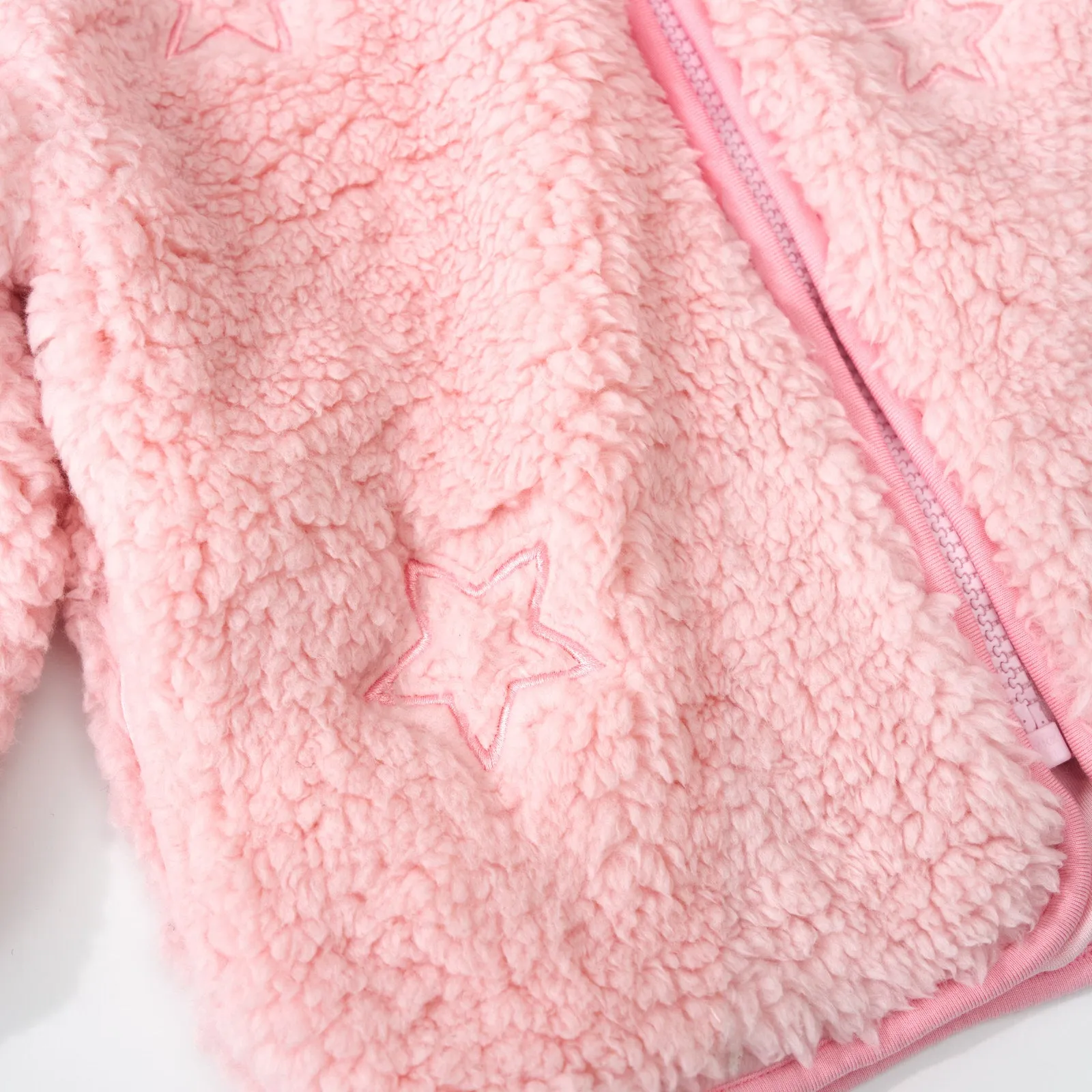 Prima Pink Sherpa Zip Jacket