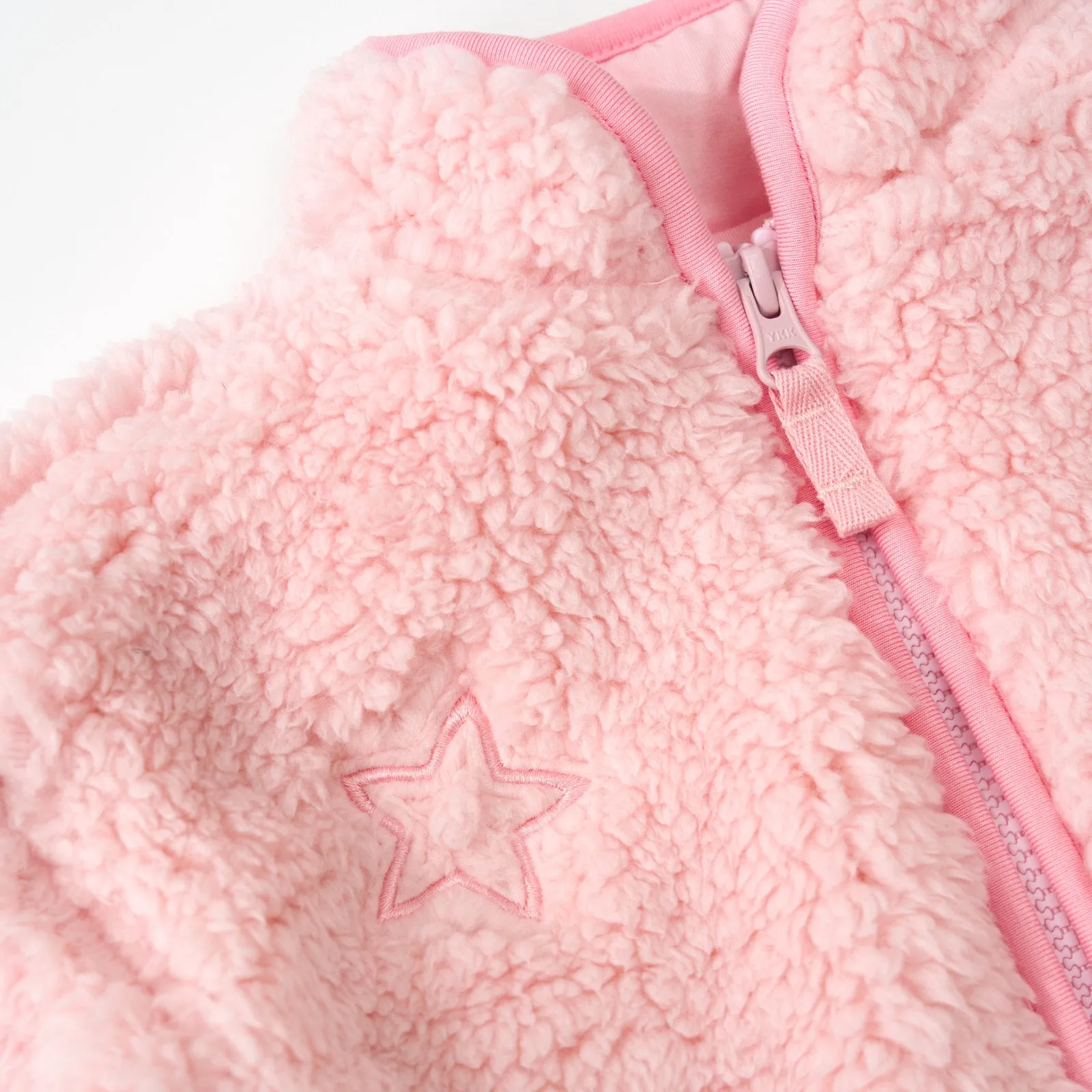 Prima Pink Sherpa Zip Jacket