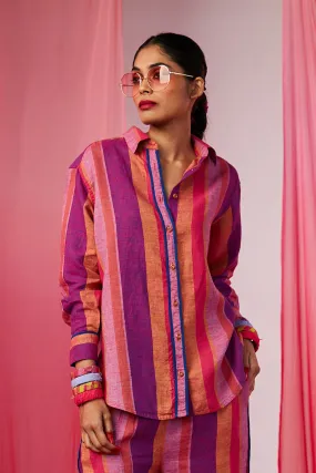 Rekha Linen Oversized Shirt