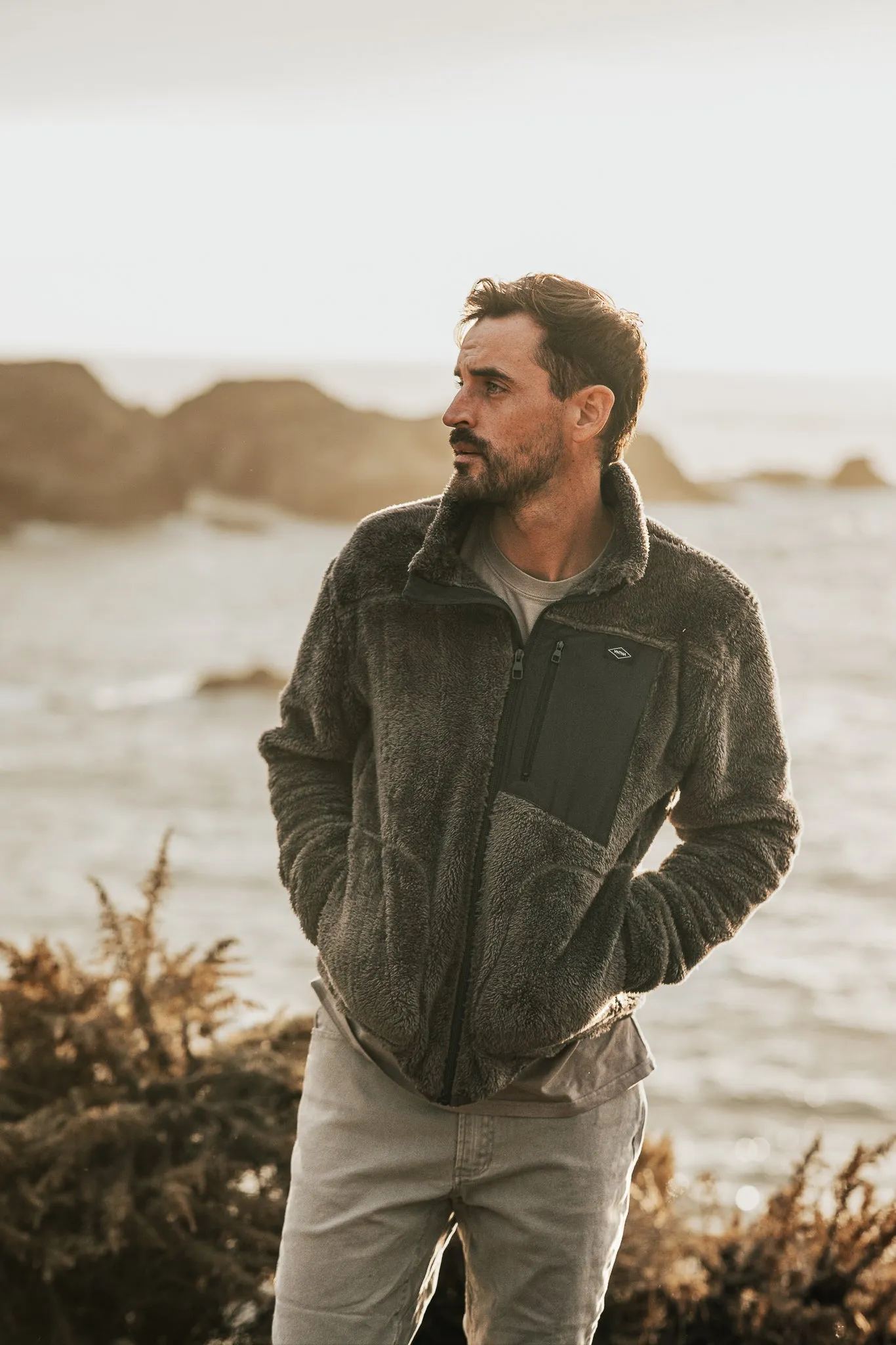 Ridge Fleece Jacket - Men's Smoke