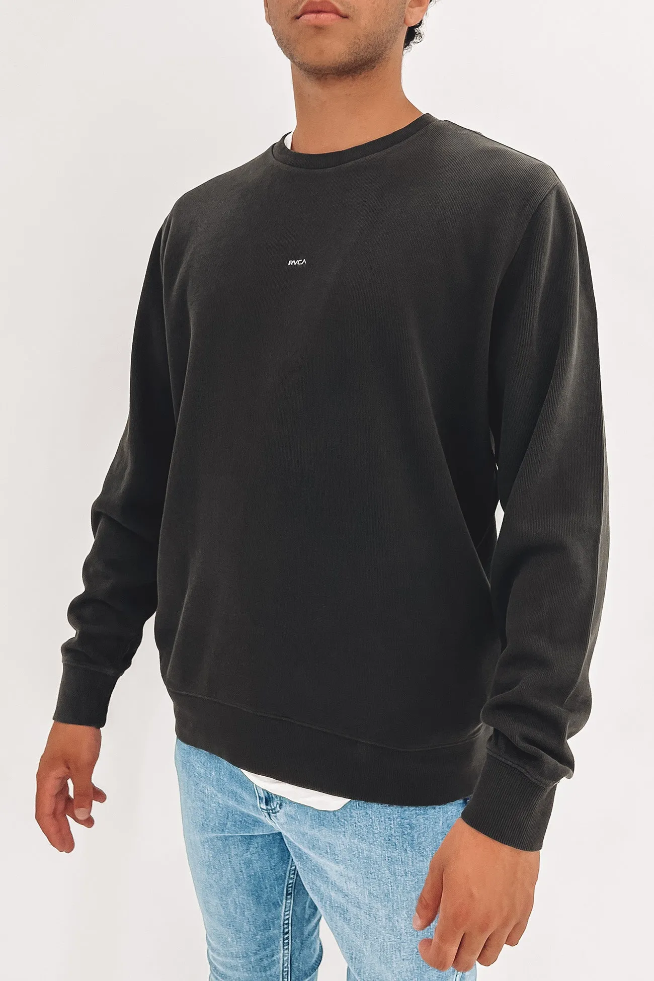 RVCA Smalls Crew Washed Black