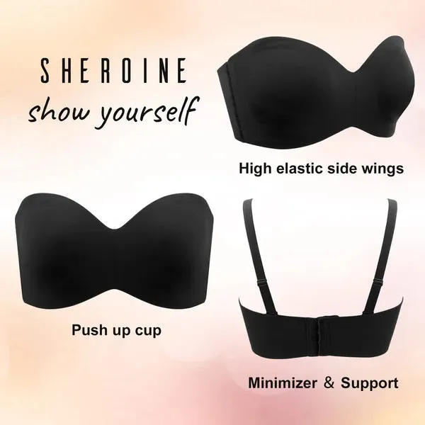 💕S H E R O I N E™-Full Support Non-Slip Multi-Way Strapless Bra💥49% OFF!