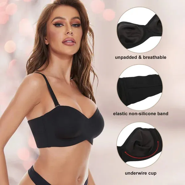 💕S H E R O I N E™-Full Support Non-Slip Multi-Way Strapless Bra💥49% OFF!