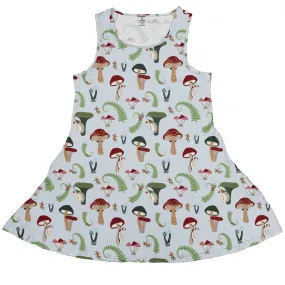 Santa Snails and Winter Mushrooms Dress