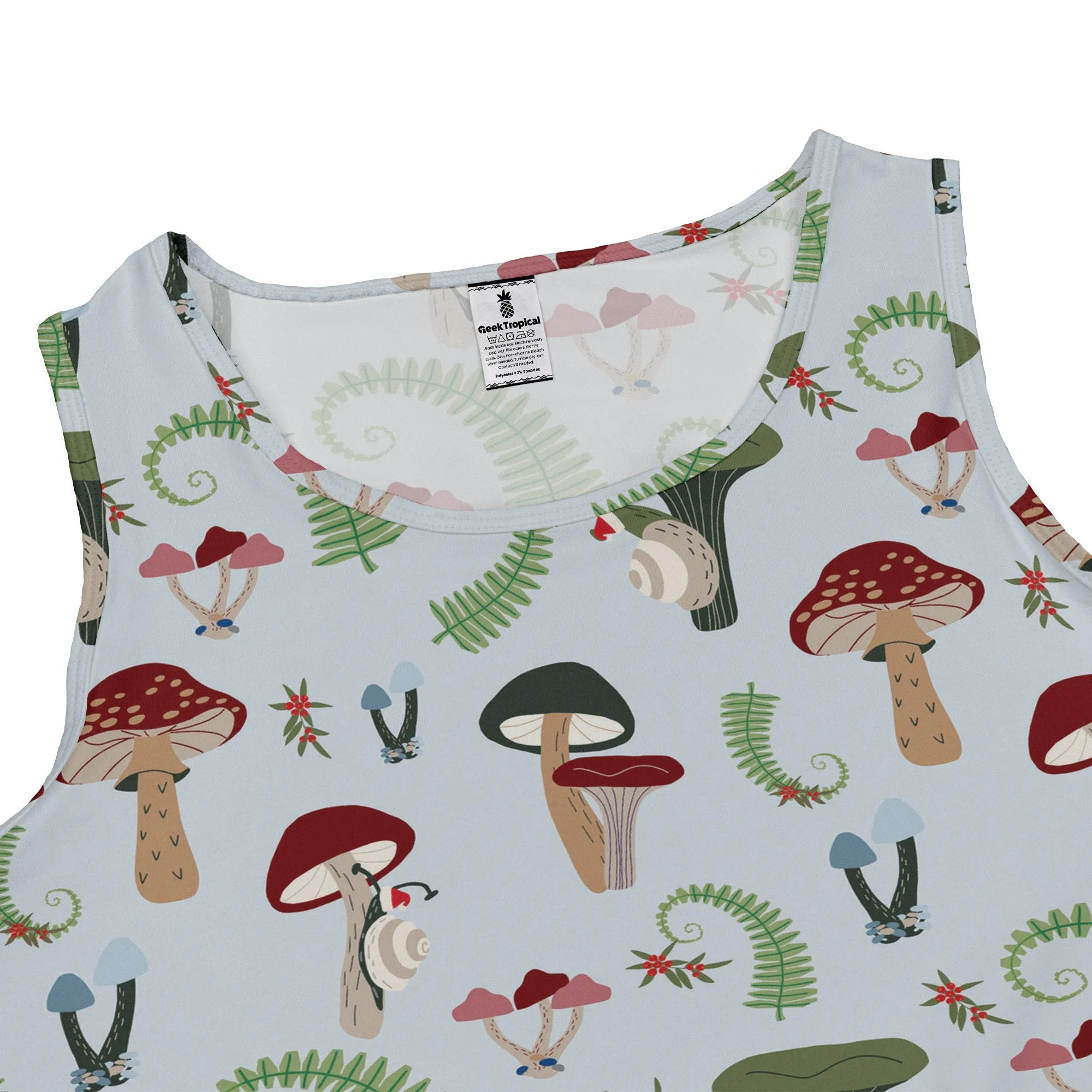 Santa Snails and Winter Mushrooms Dress