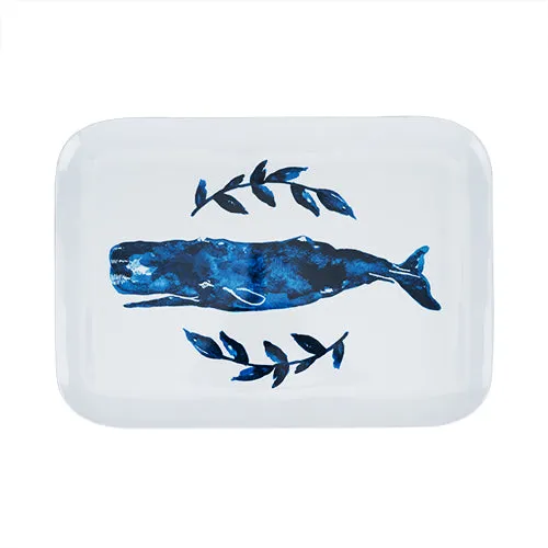 Seaside: Melamine Whale Platter by Twine