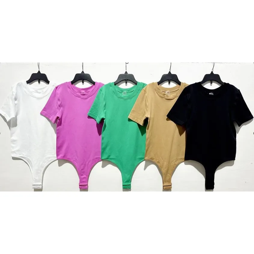 Short Sleeve Smooth Tee Bodysuit