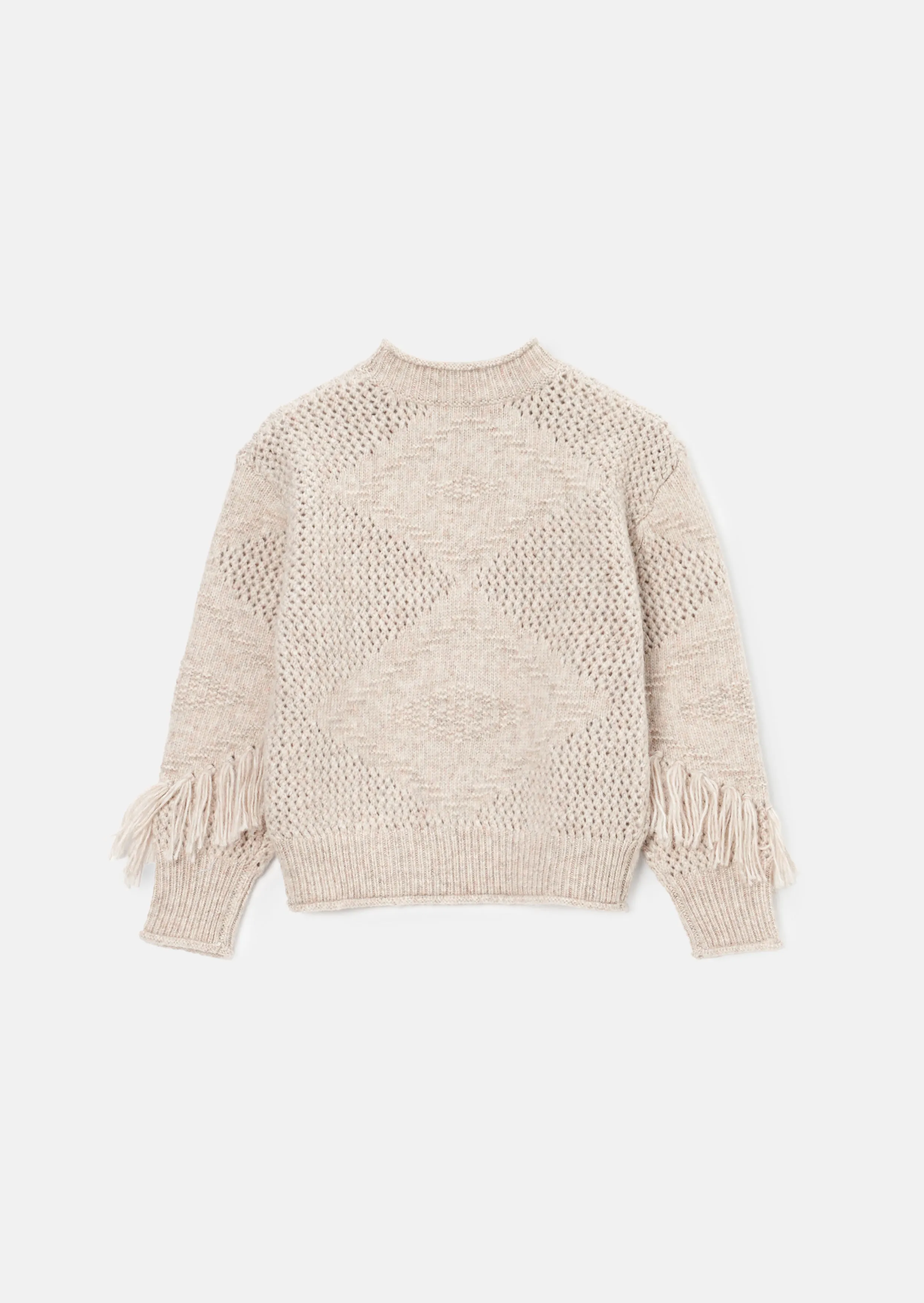 Sienna Stone Fringed Jumper