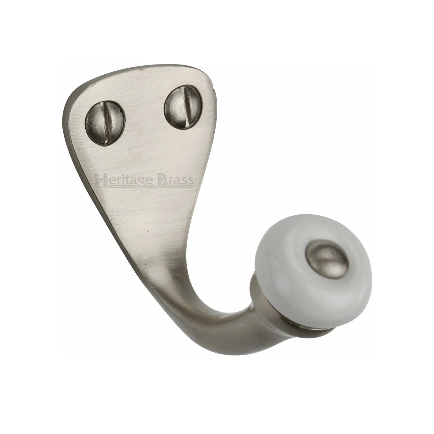 Single Robe Hook with Ceramic End