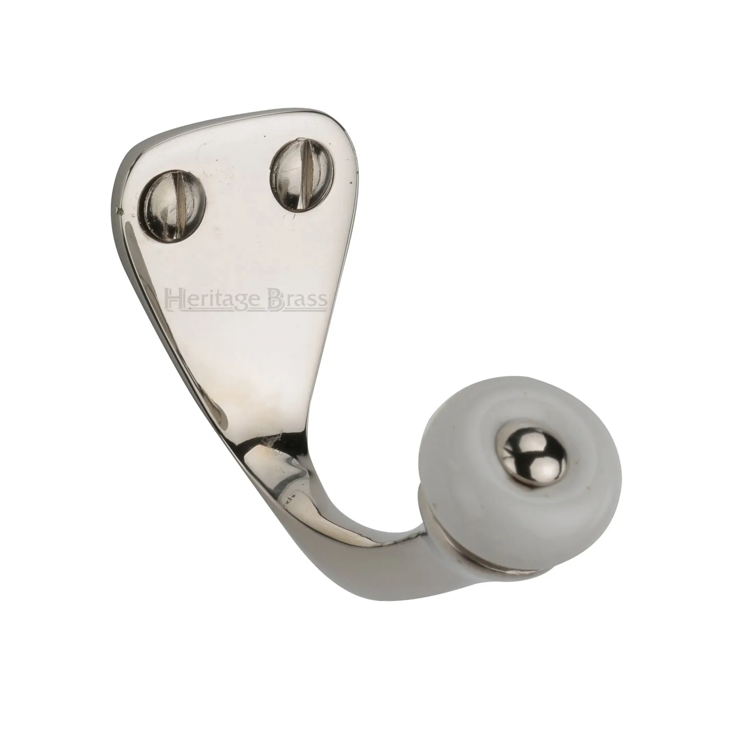 Single Robe Hook with Ceramic End