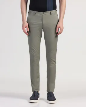 Slim Fit B-91 Casual Olive Solid Khakis - Lab